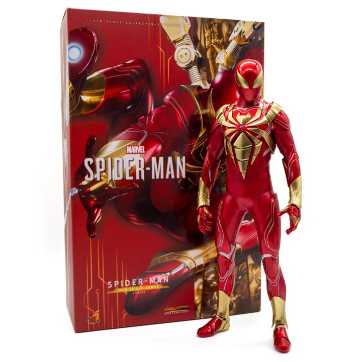 ACTION FIGURE HOMEM ARANHA UPGRADED SUIT 1:6 HOT TOYS