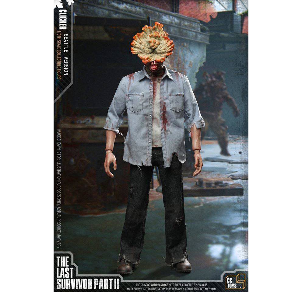 CCTOYS The Last of Us CLICKER 1/6 12 Scale Collectible Action Figures In  Stock